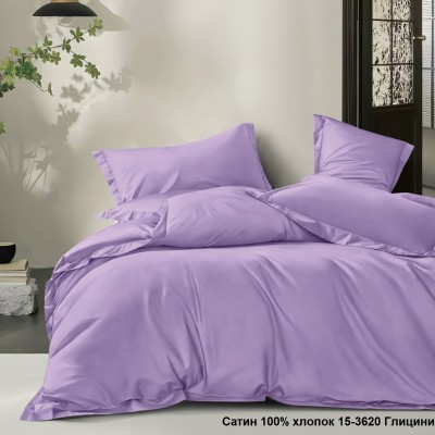 Постельное белье из сатина ГК Bellissimo letto, диз.15-3620 Глициния